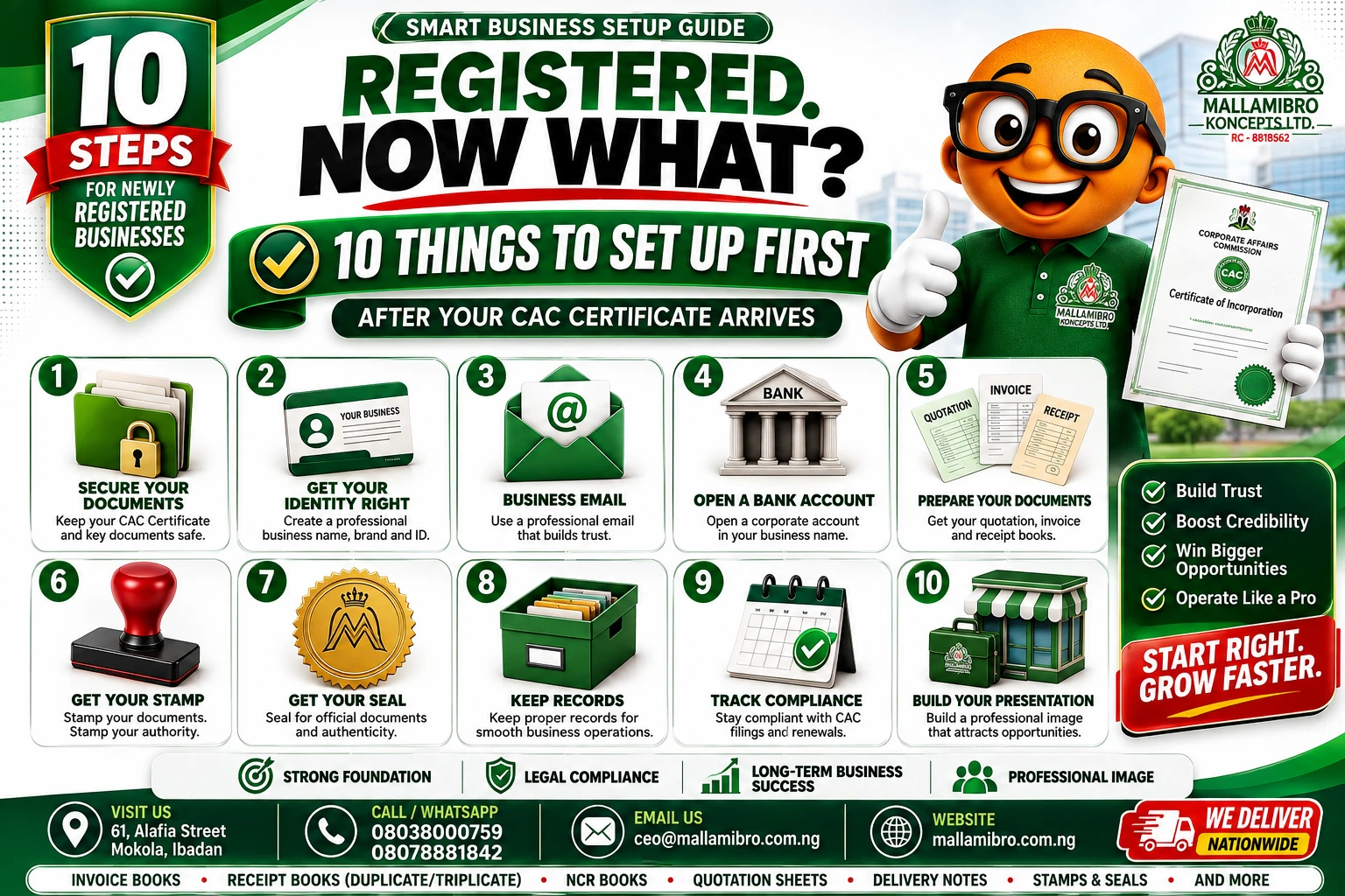 Your Business Is Registered. Now What?
