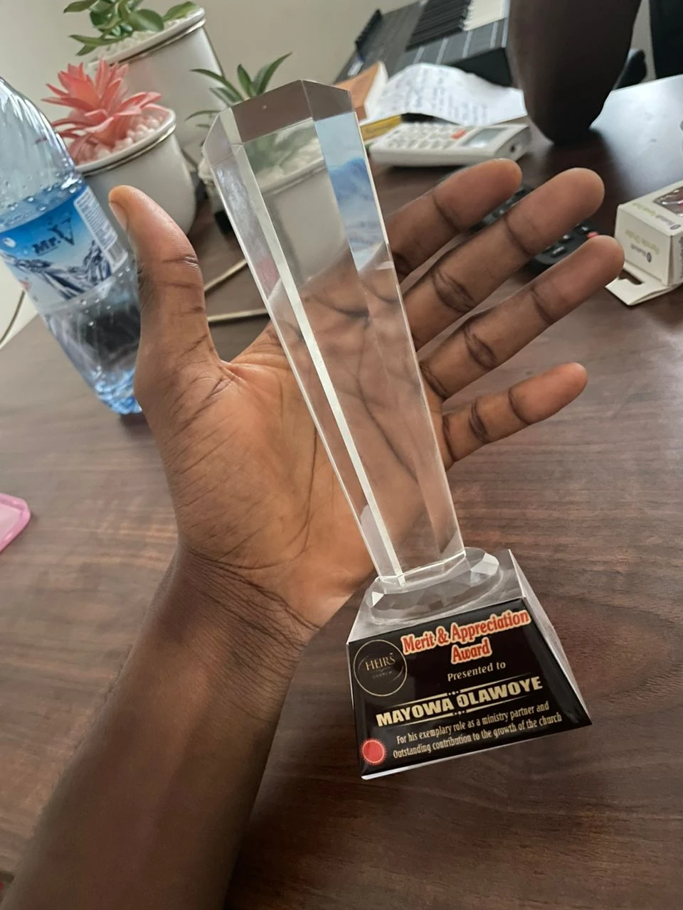 Crystal Glass Award Plaques