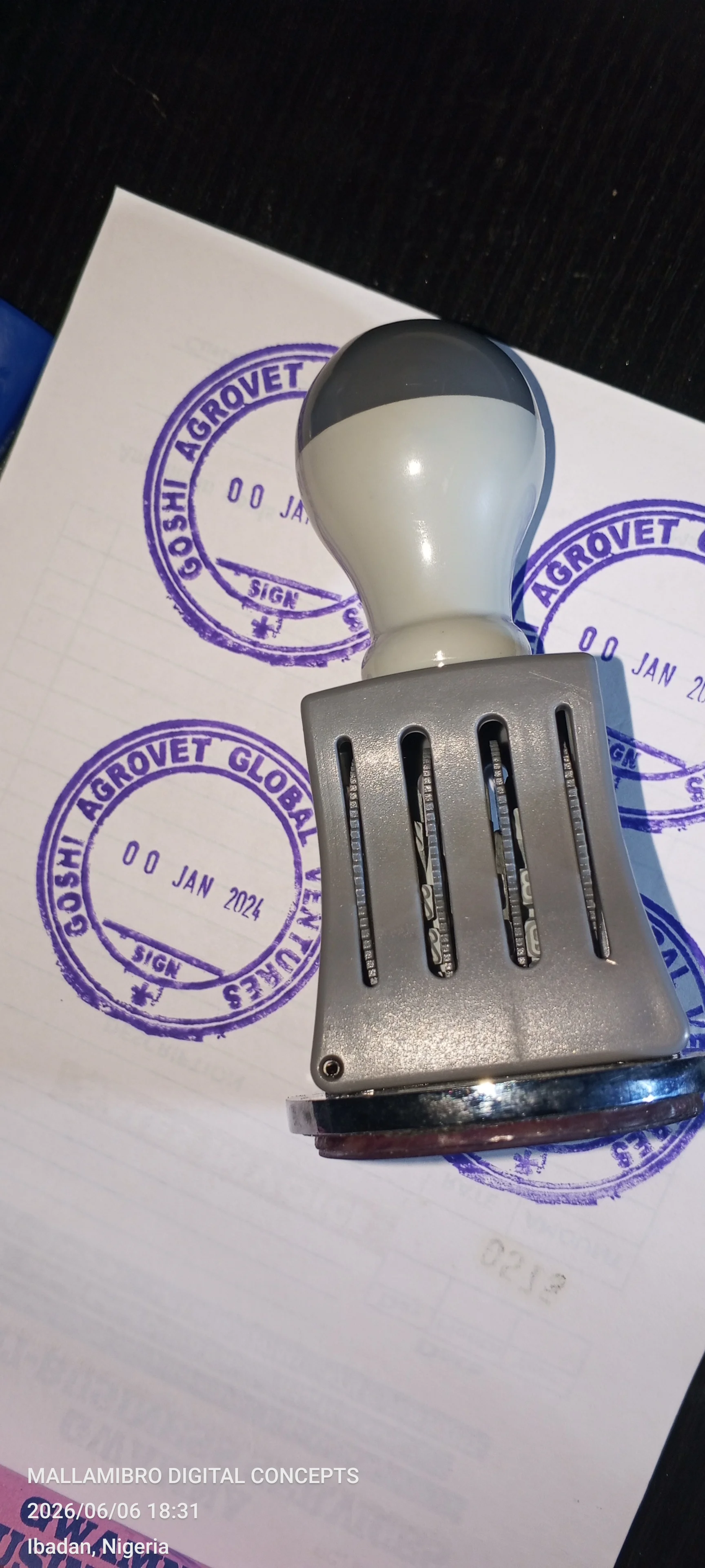 Manual Dater Stamp — sample photo 8