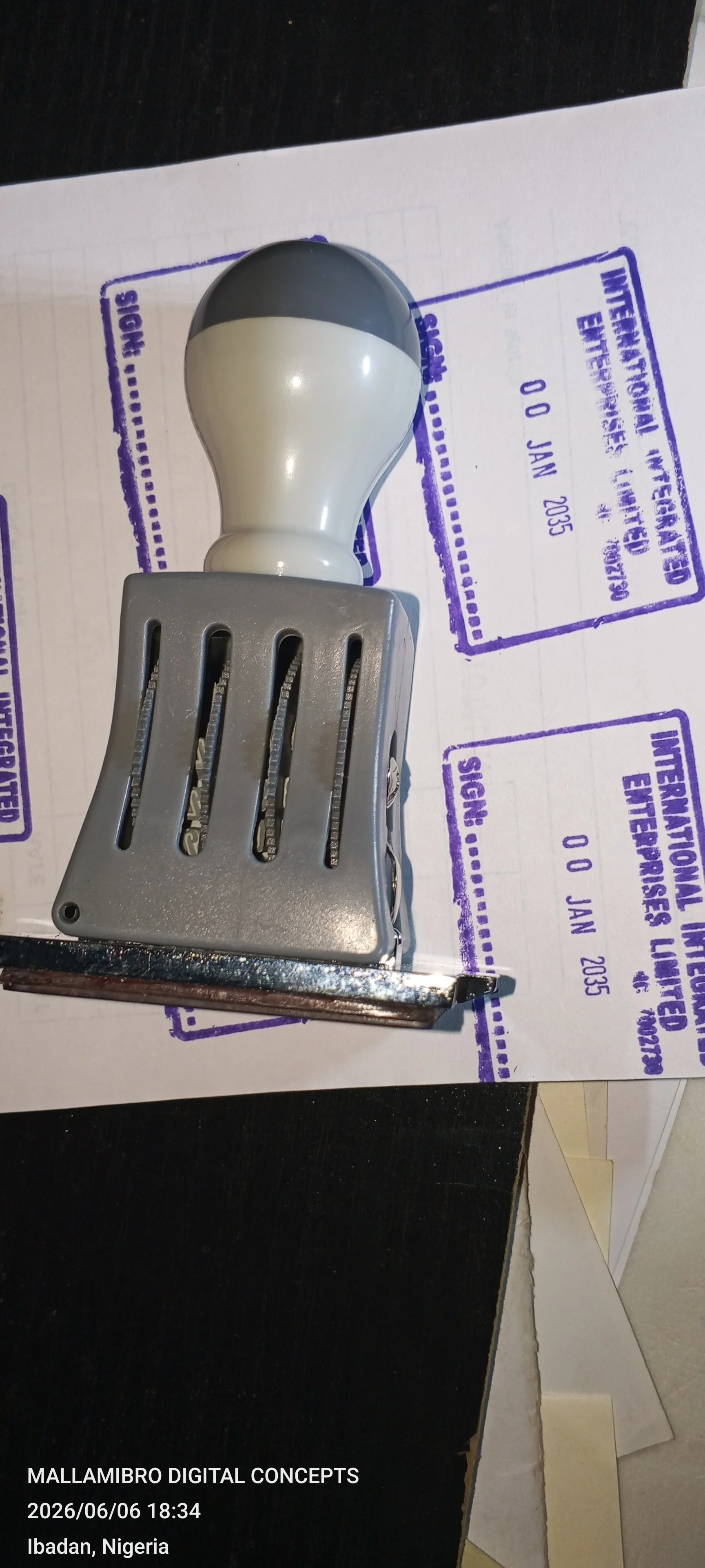 Manual Dater Stamp — sample photo 10