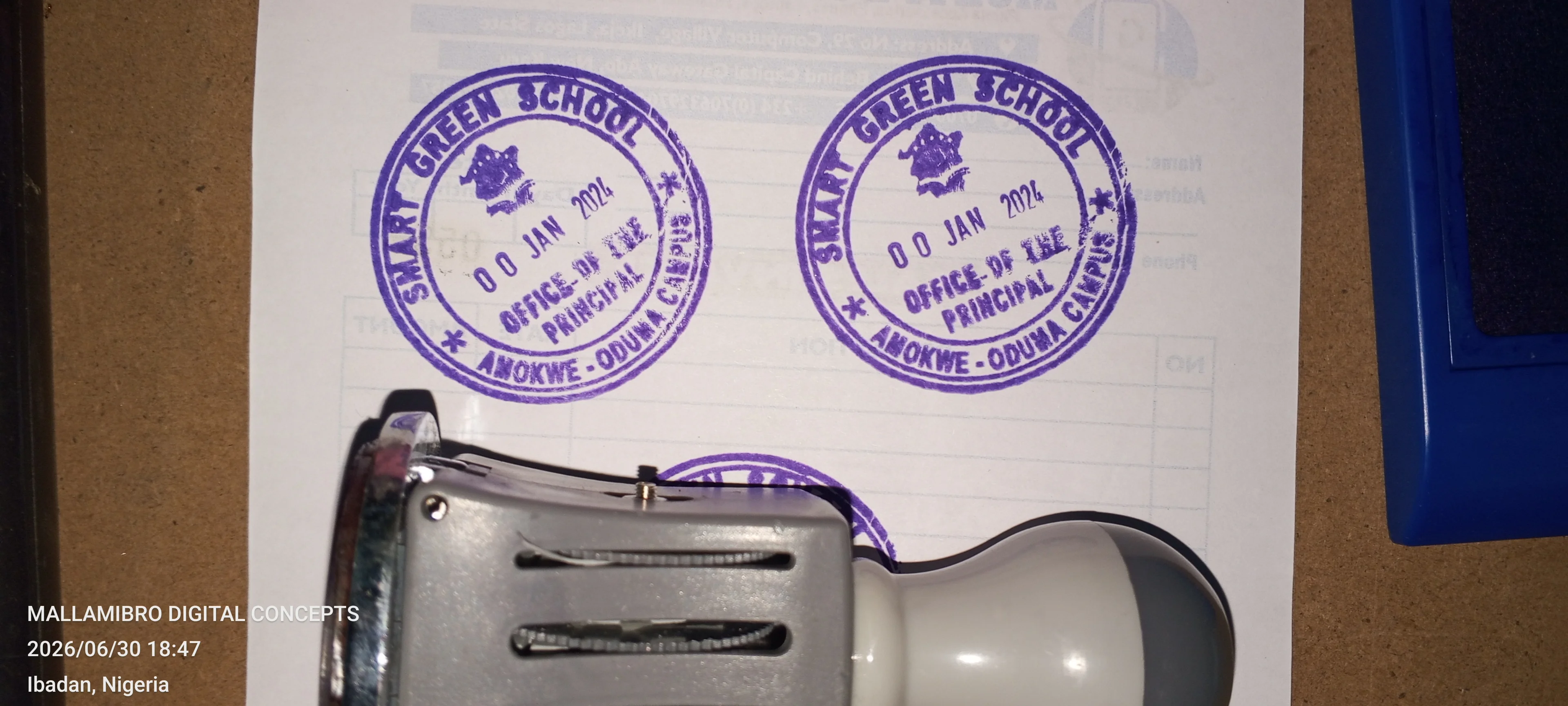 Manual Dater Stamp — sample photo 9