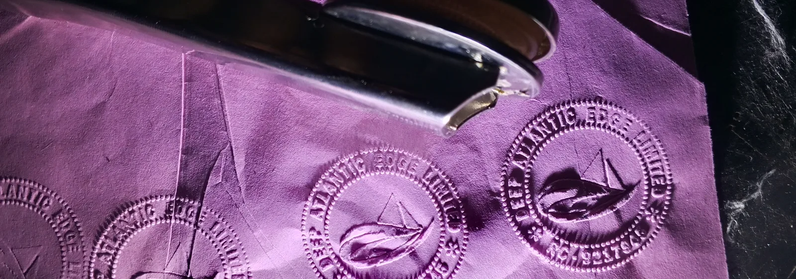 Corporate Table Seal — 1.58" (M1) — sample photo 2