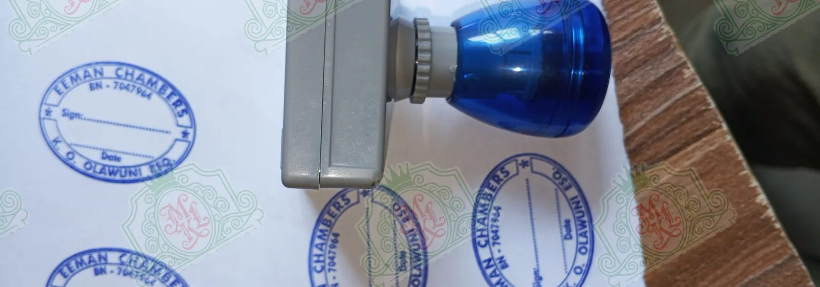 Self Ink Stamps — sample photo 8