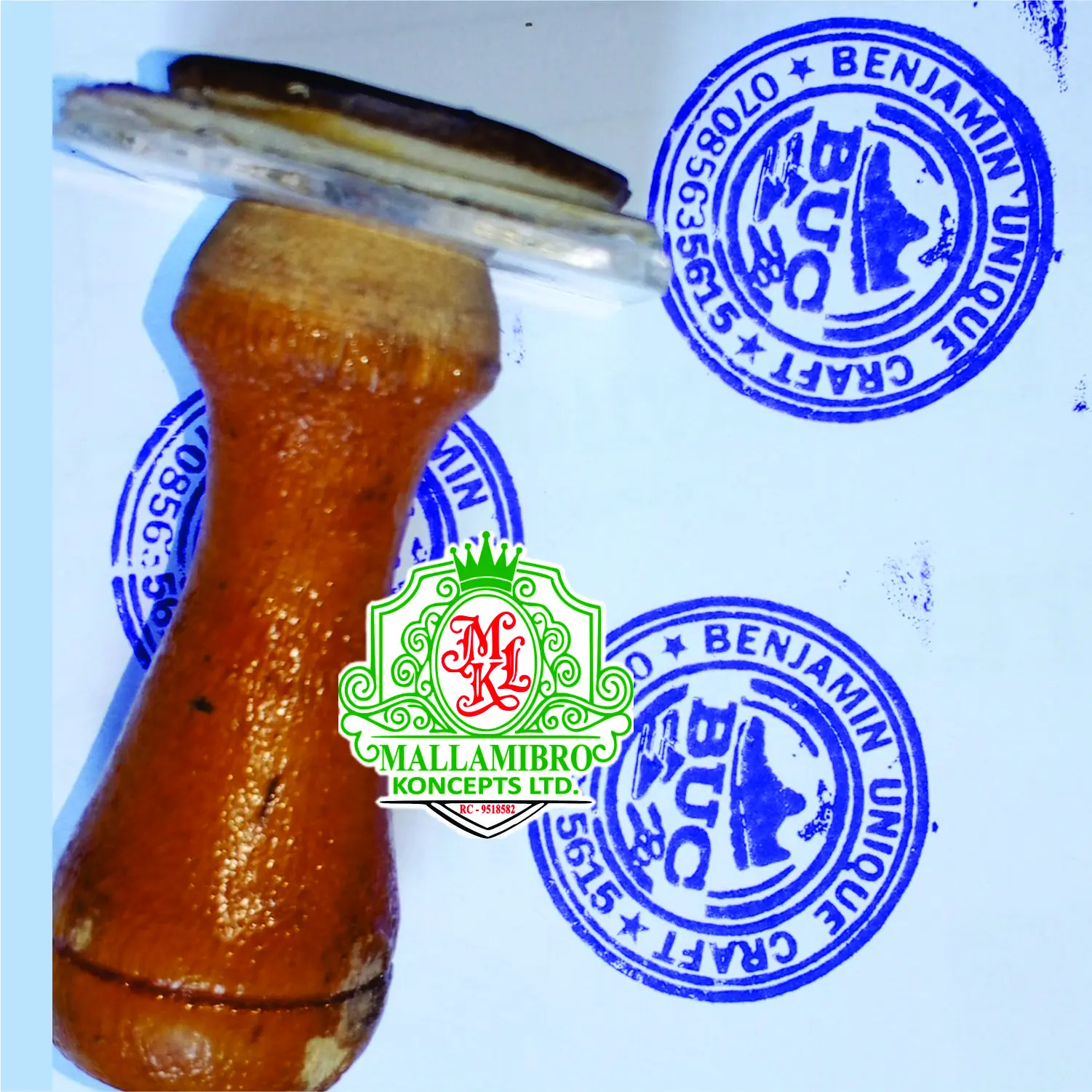 Wooden-Handle Rubber Stamps — sample photo 7