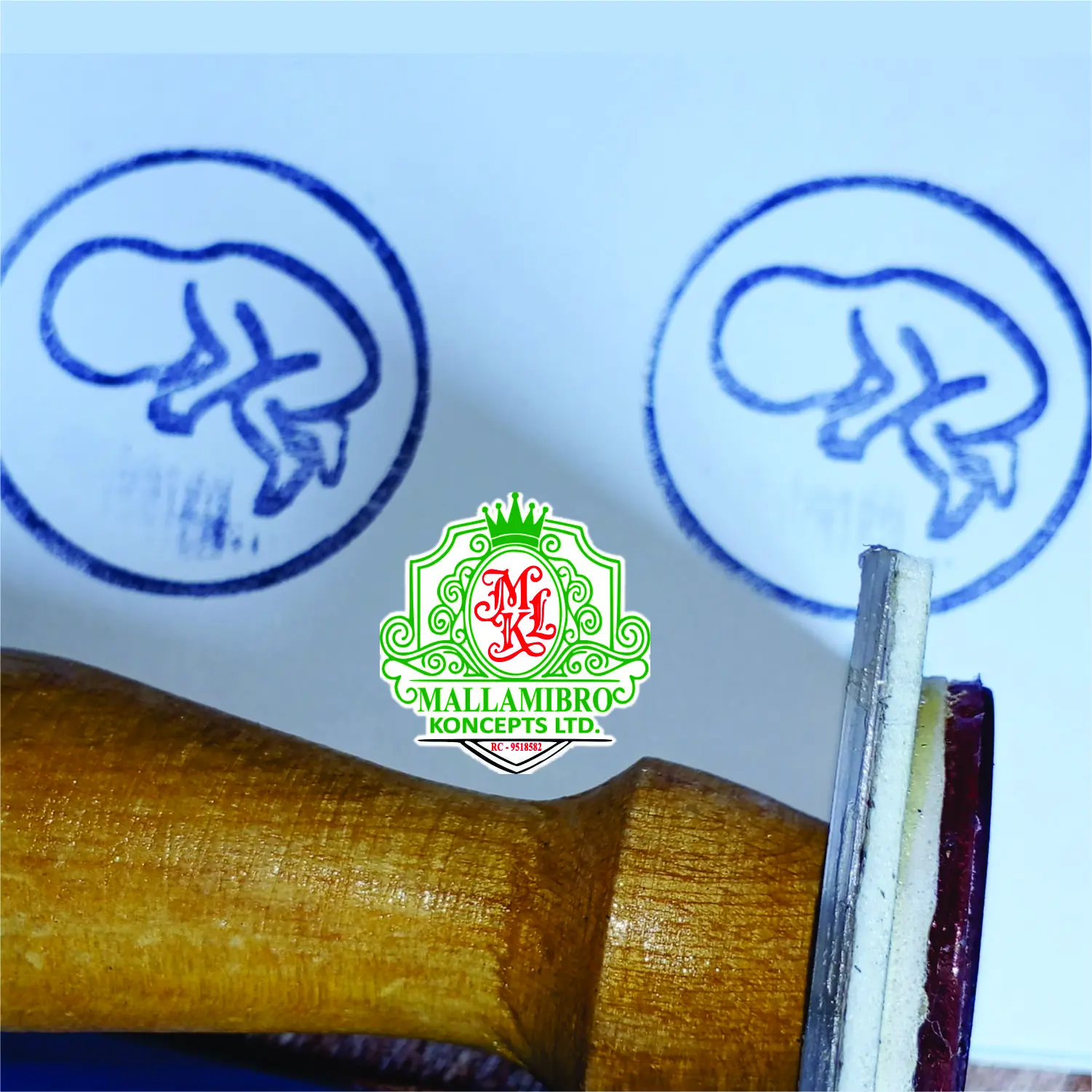 Wooden-Handle Rubber Stamps — sample photo 4