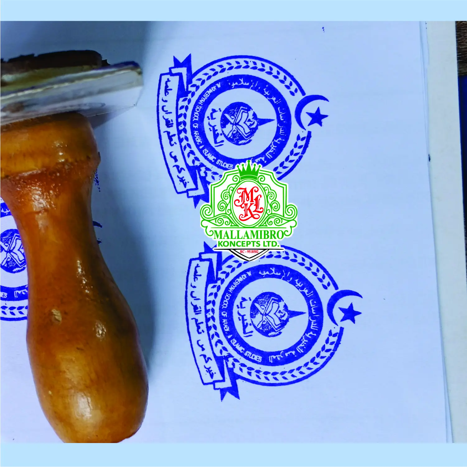 Wooden-Handle Rubber Stamps — sample photo 5