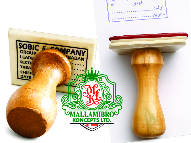 Wooden Rubber Stamps